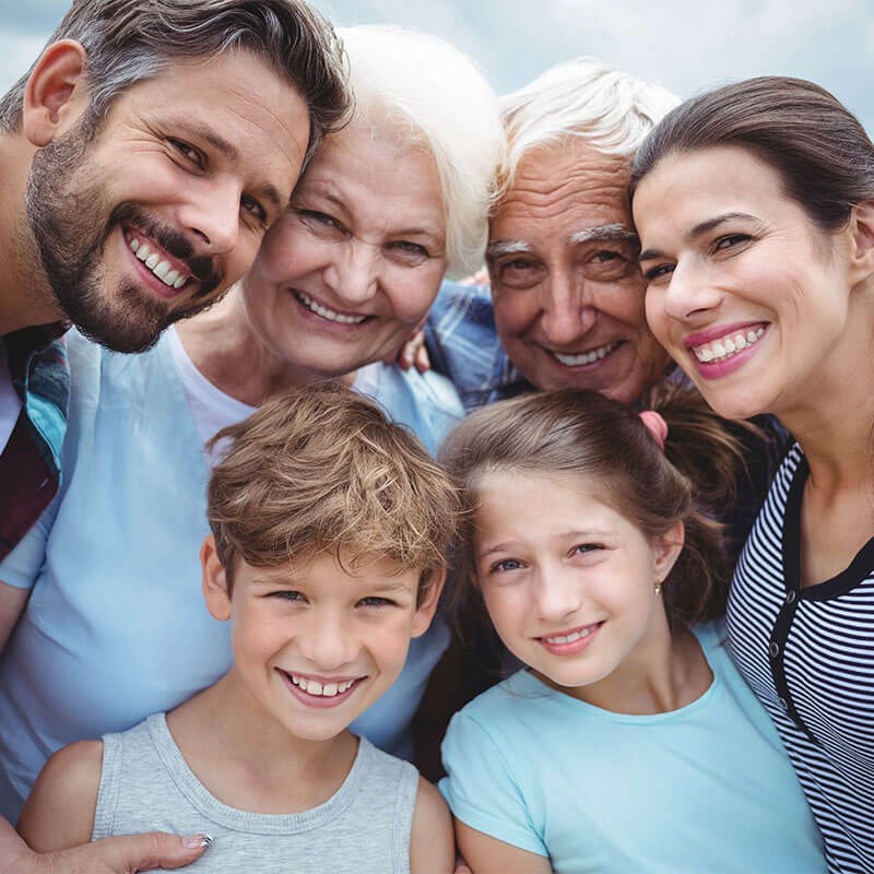 Smiling Family